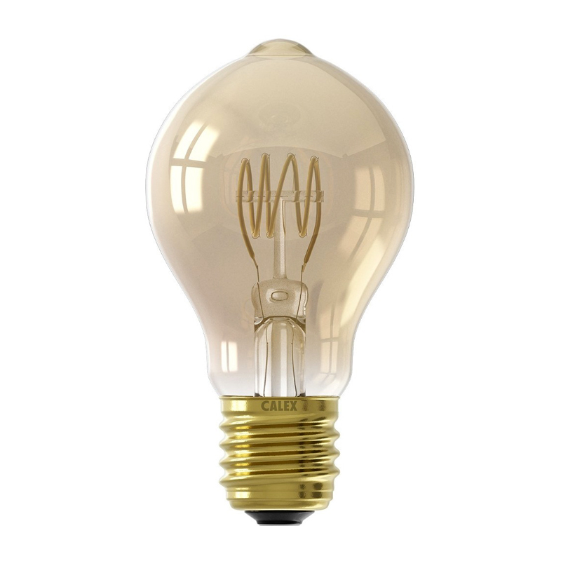 Calex LED Flex Filament standaardlamp 4W Goud 425732 DeJaren30Fabriek.nl