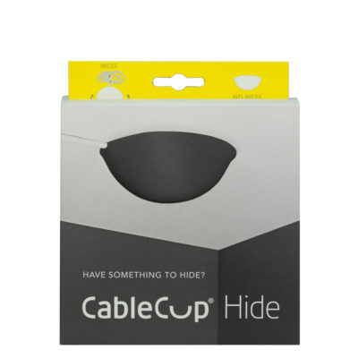 Cablecup hide zwart