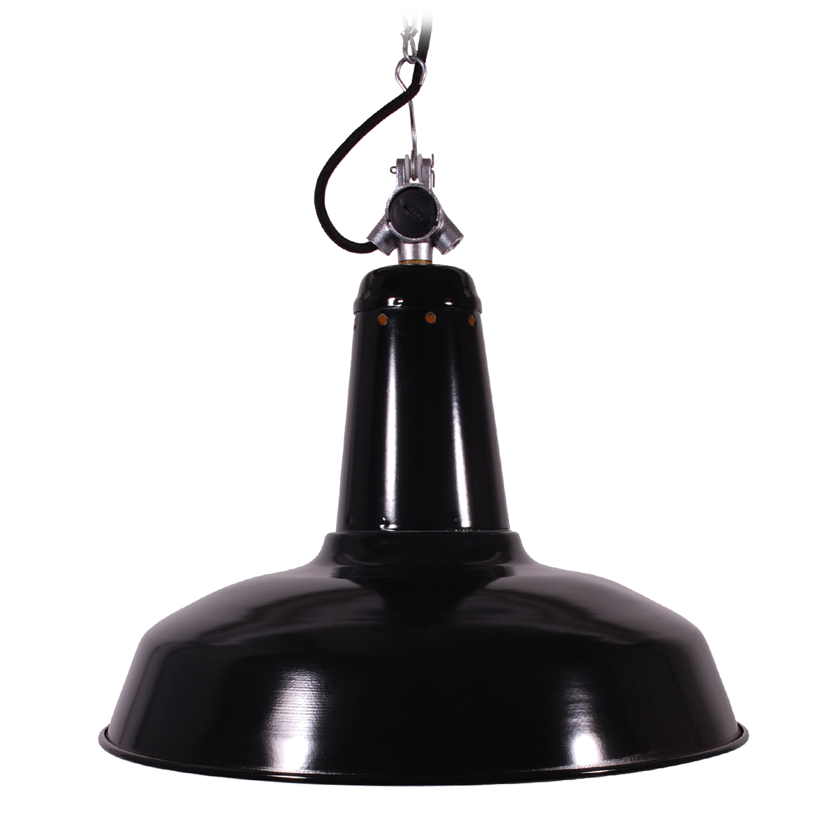 Franse industriele hanglamp XL