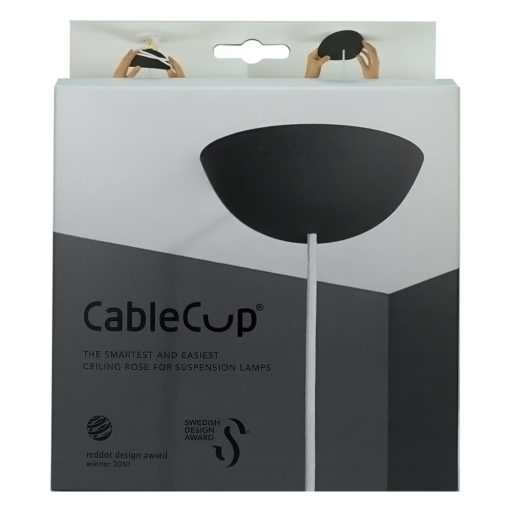 Cablecup zwart